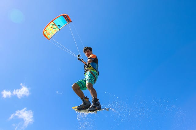 watersporten op het water